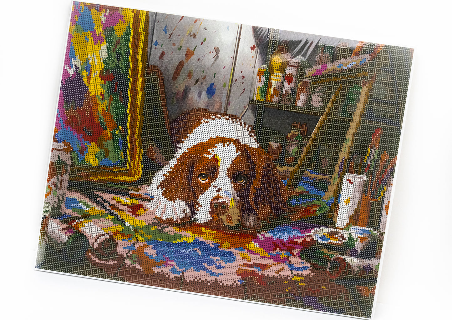 480-916 Mess-terpiece– Framed Diamond Painting Kit (40 × 50 cm) – Limited Edition