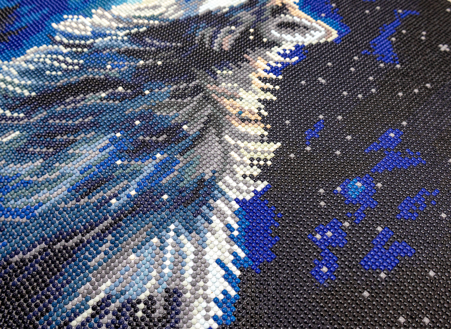 481-005 Midnight Snowfall– Framed Diamond Painting Kit (40 × 50 cm) – Limited Edition