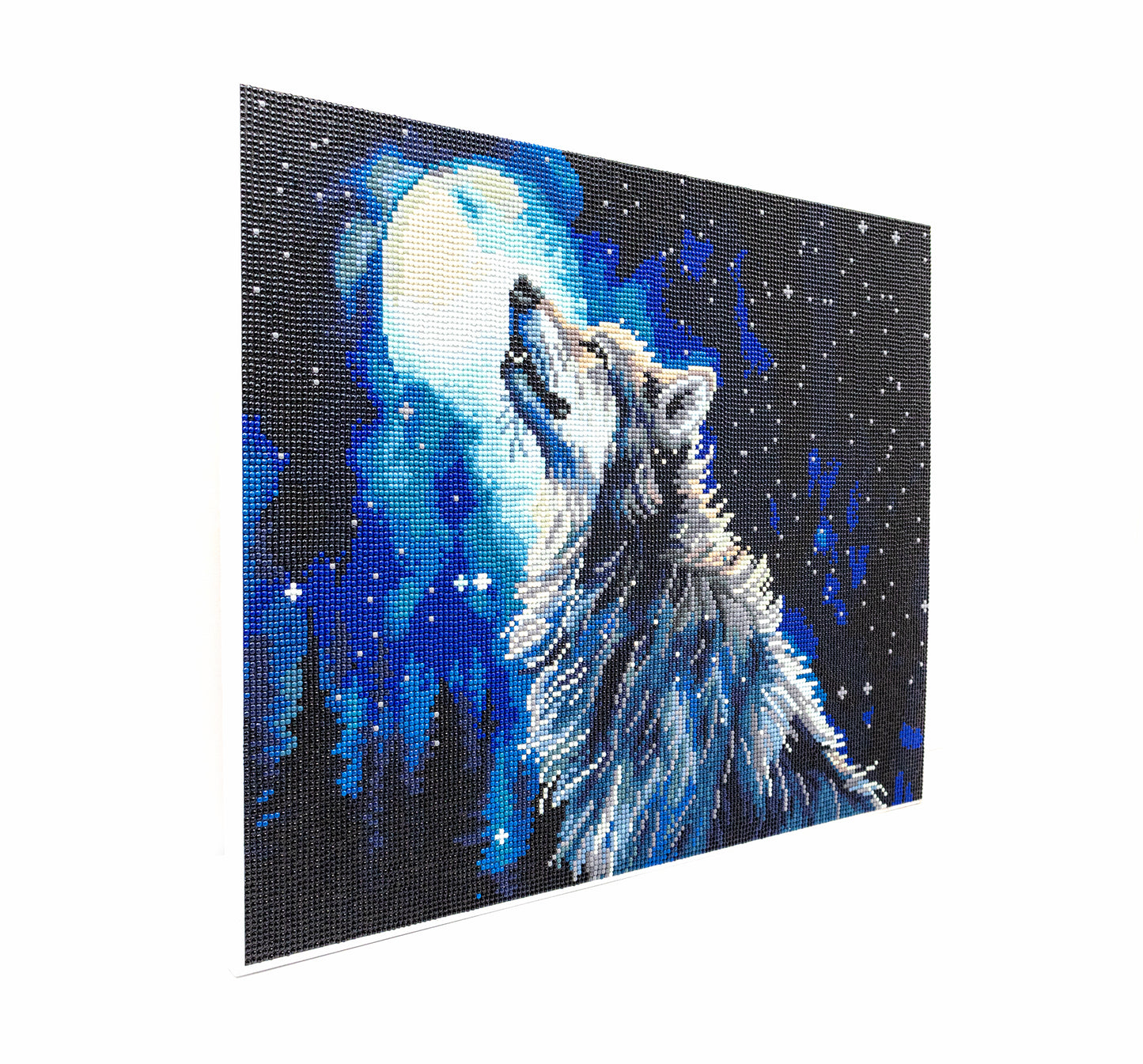 481-005 Midnight Snowfall– Framed Diamond Painting Kit (40 × 50 cm) – Limited Edition
