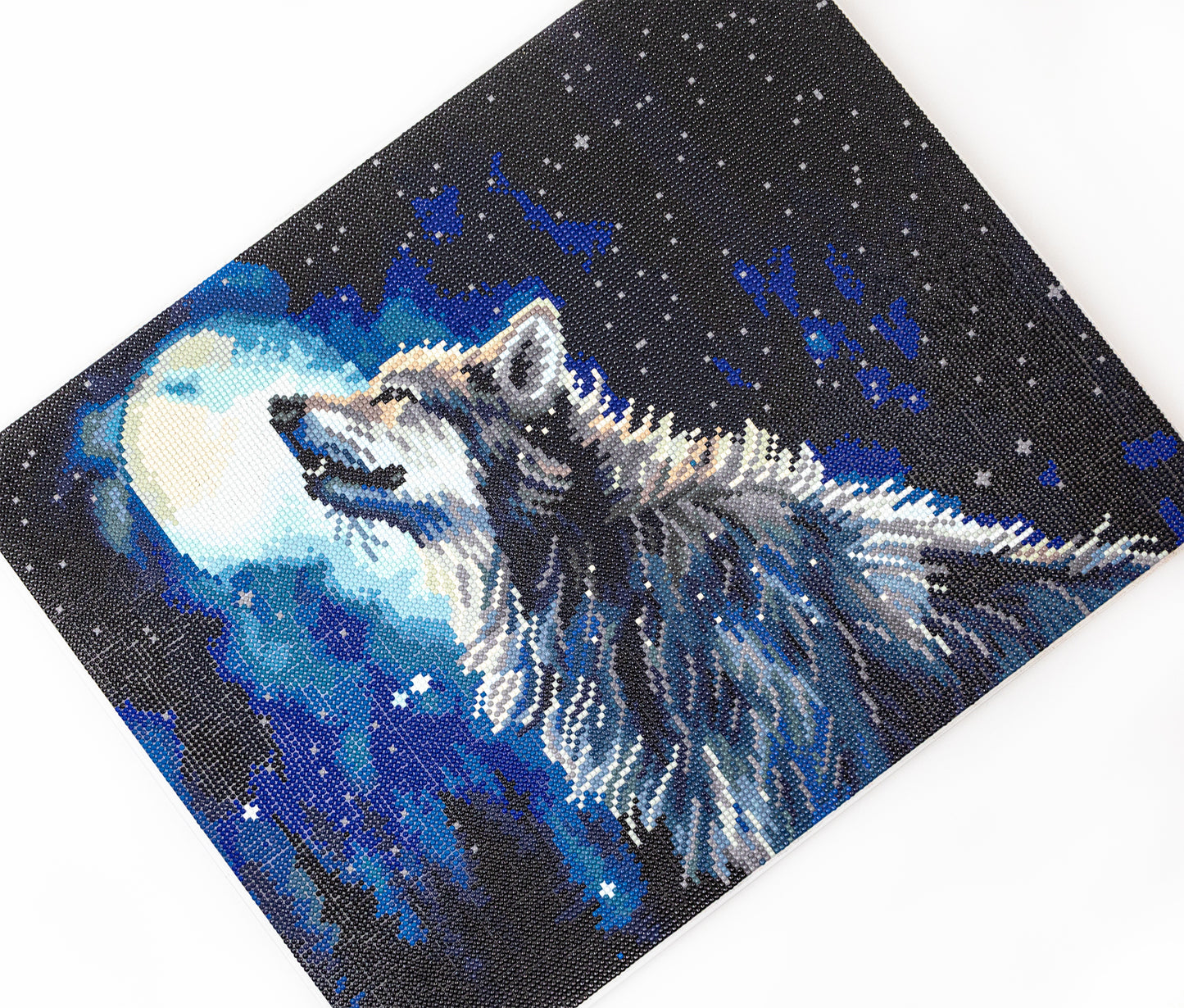 481-005 Midnight Snowfall– Framed Diamond Painting Kit (40 × 50 cm) – Limited Edition