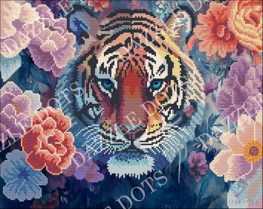481-012 Eyes of the Wild – Framed Diamond Painting Kit (40 × 50 cm) – Limited Edition