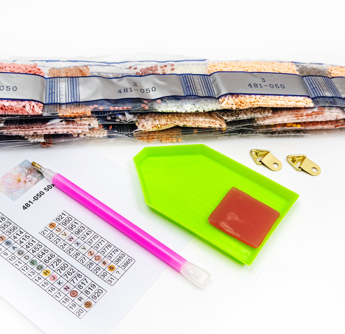 481-050 Floral Grace– Framed Diamond Painting Kit (40 × 50 cm) – Limited Edition