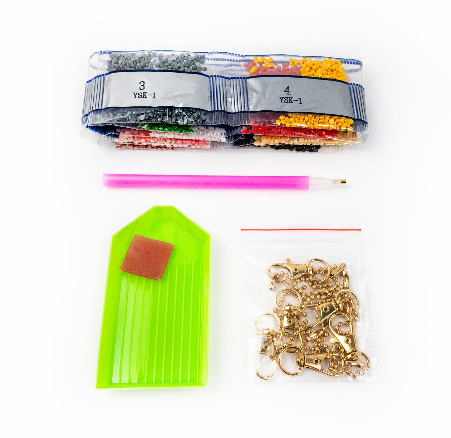 🎄🐱 Merry Meowmas – DIY Hanging Acrylic Charm Chains Kit (Kit of 6)