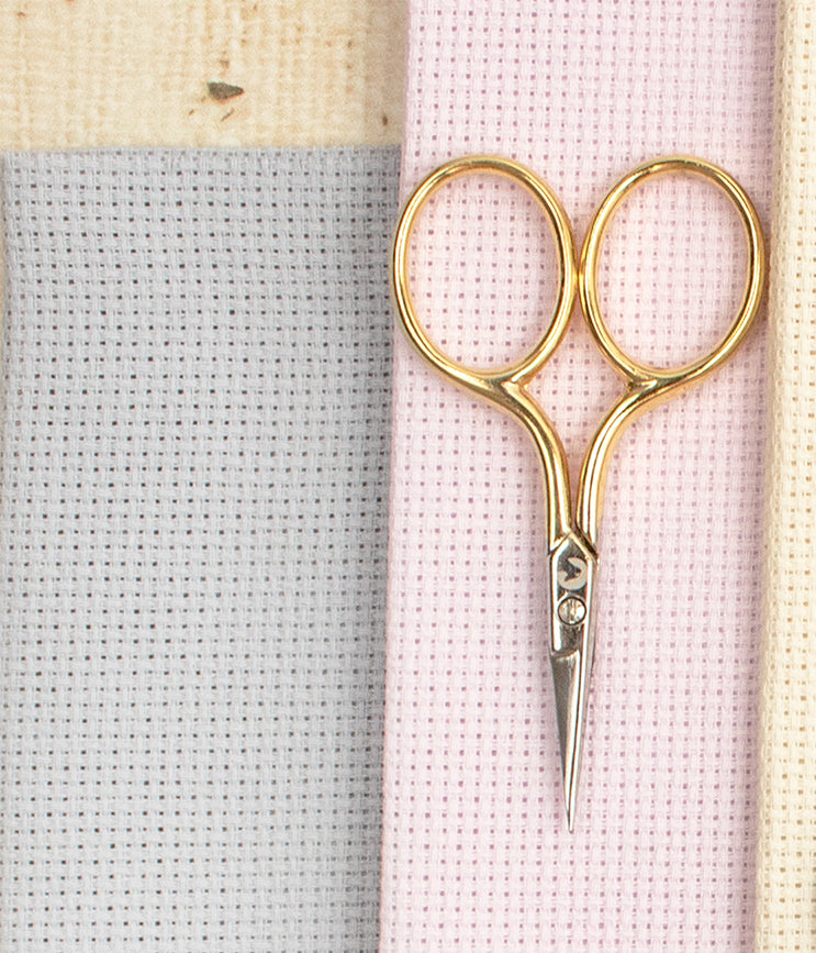 Letistitch Embroidery Scissors 20448 Mini Gold plated