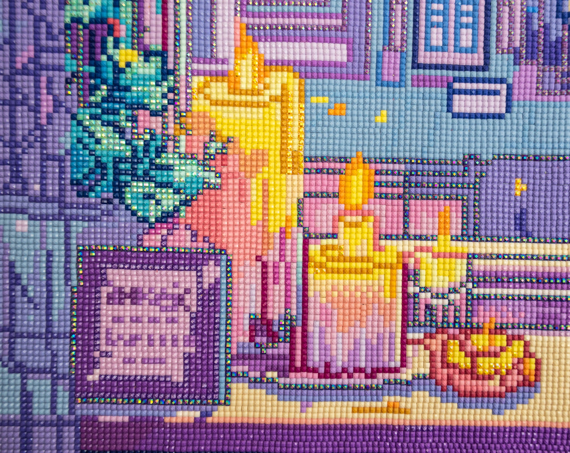 絵画★candy★ホットミルク　フィスカルス村 LDS 7002 Pumpkin Latte Nights – LETISTITCH
