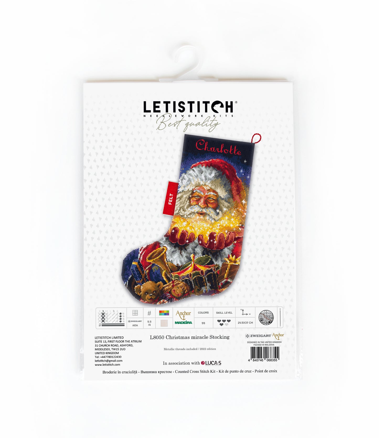 L8050 Christmas miracle Stocking