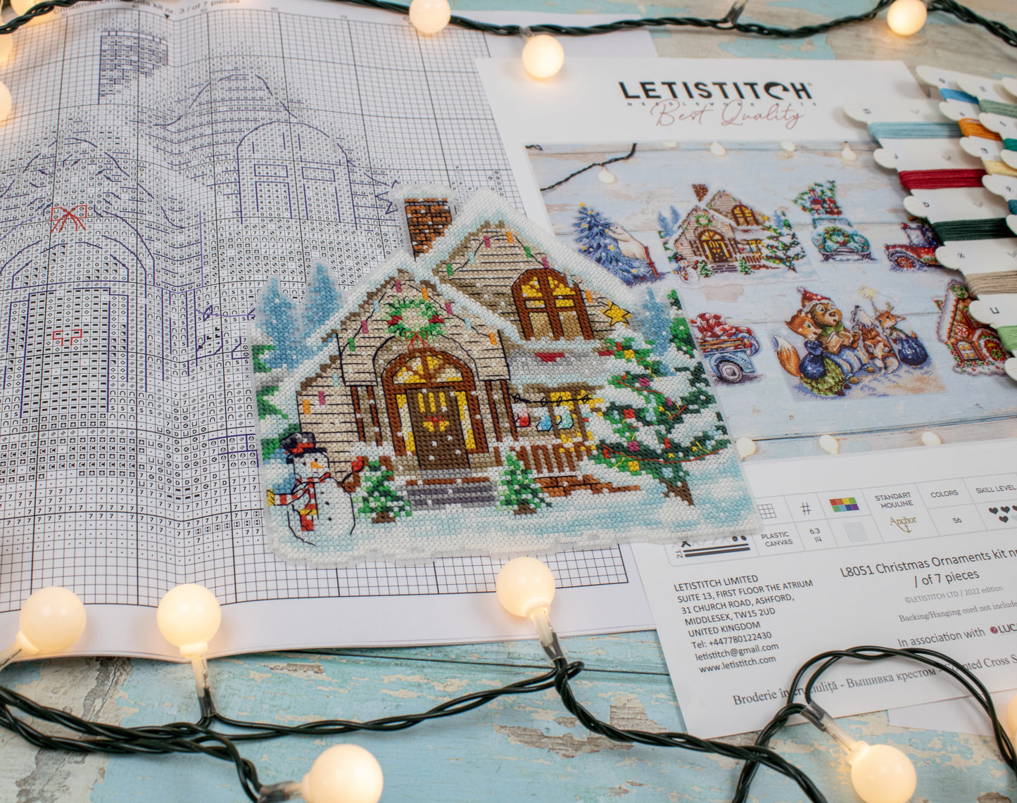 L8051 Christmas Ornaments kit nr. 3 / of 7 pieces