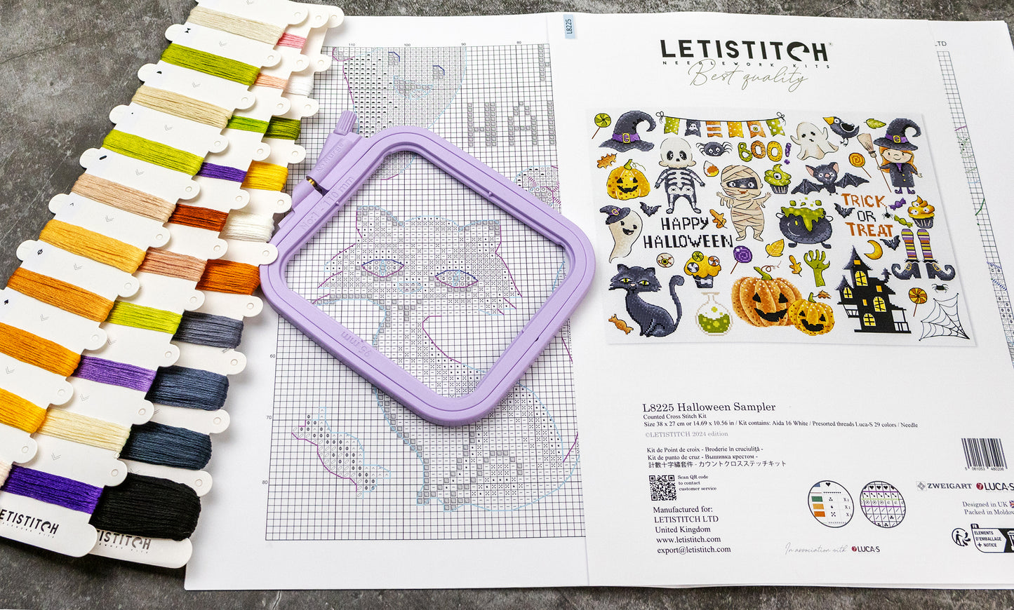 L8225 Halloween Sampler