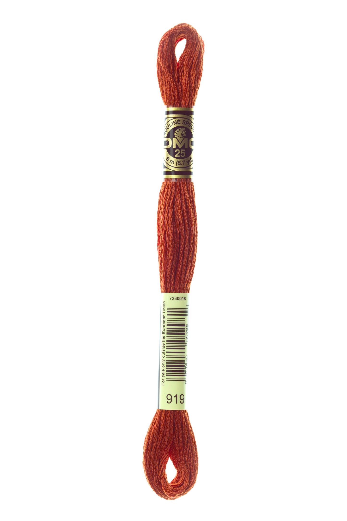 DMC Stranded Cotton - DMC color 919