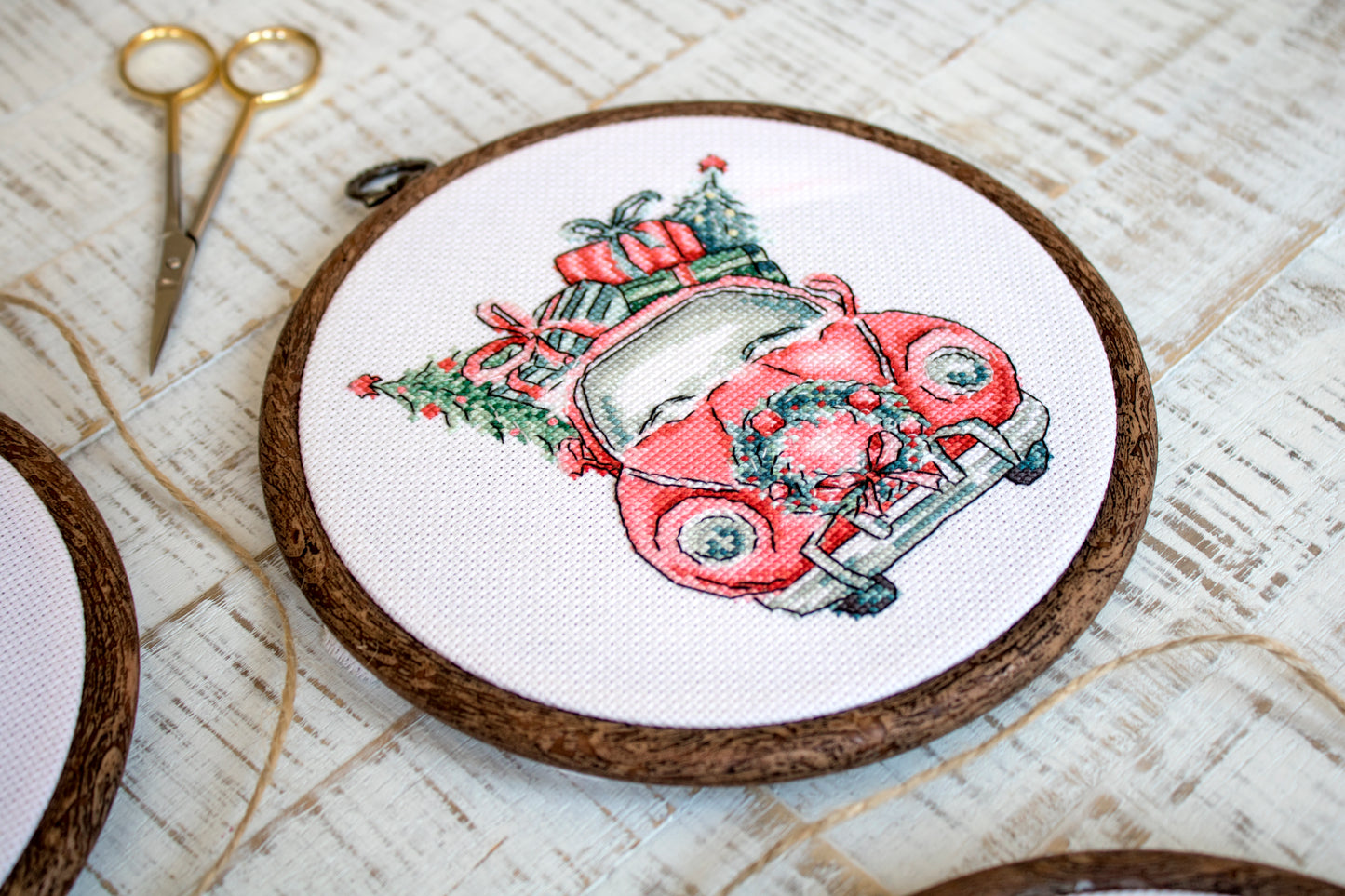 LETI 965 Christmas Retro Cars / Kit of 5