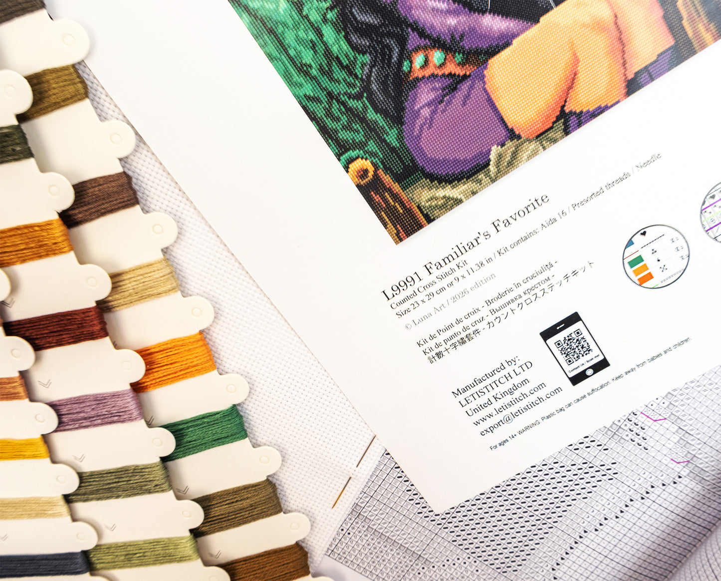 L9991 Familiar's Favorite Cross Stitch Kit
