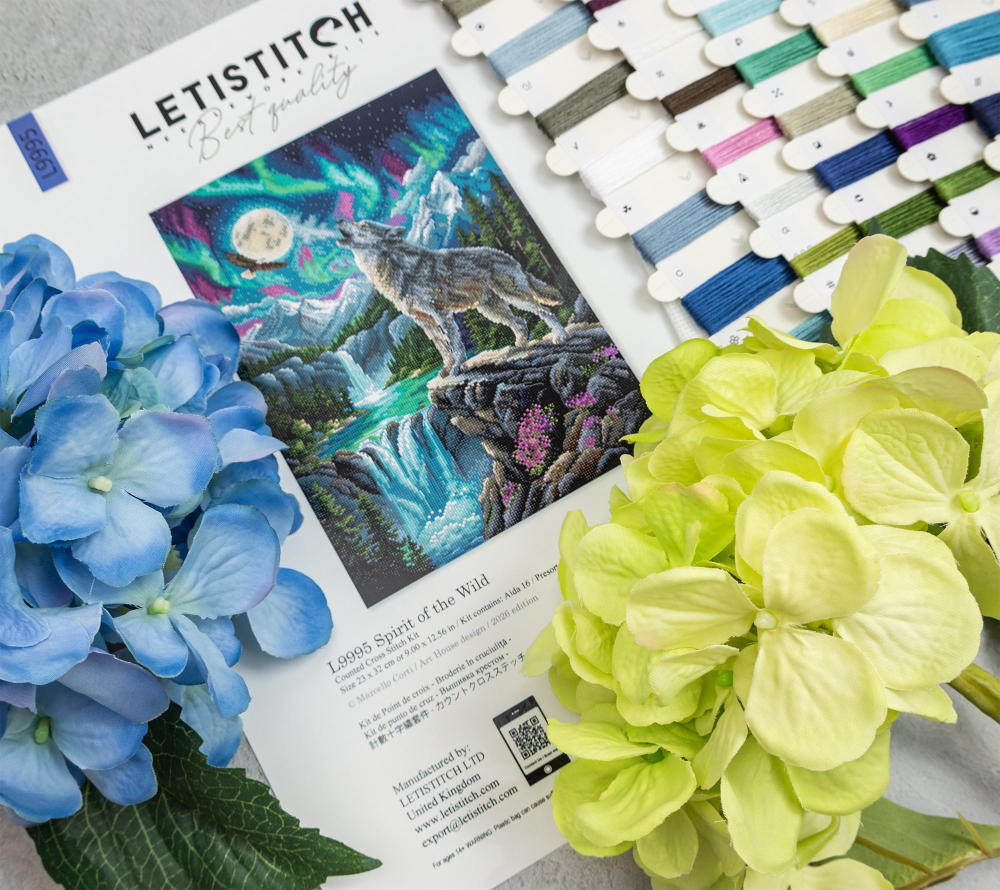 L9995 Spirit of the Wild Cross Stitch Kit | Aida 16ct | Leti