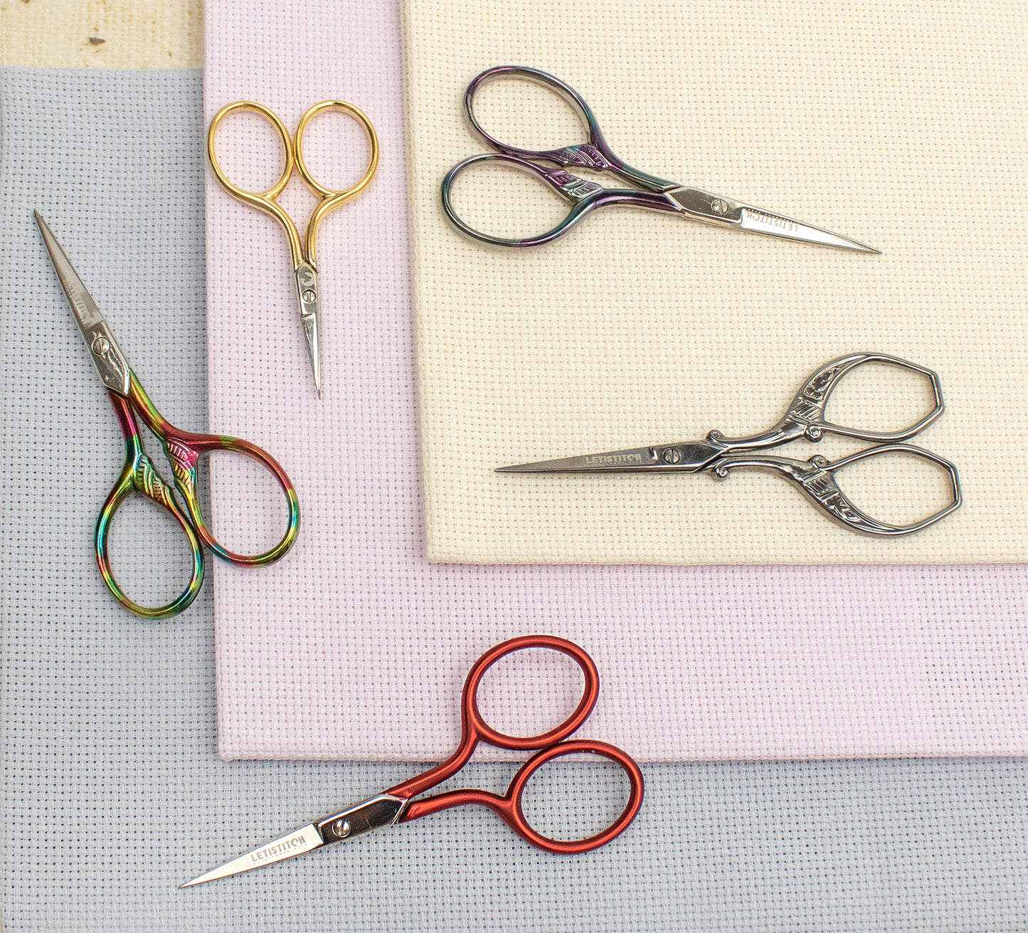 Letistitch Embroidery scissors Soft Touch 20424
