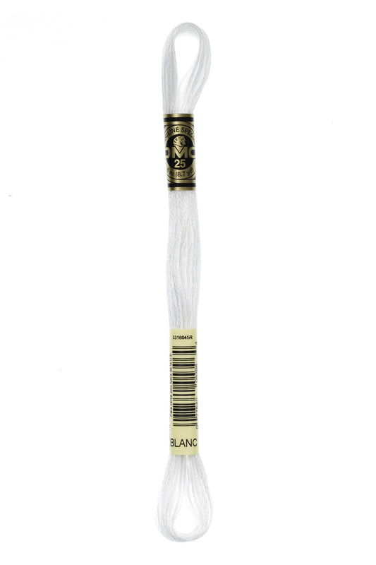 DMC Stranded Cotton - DMC BLANC