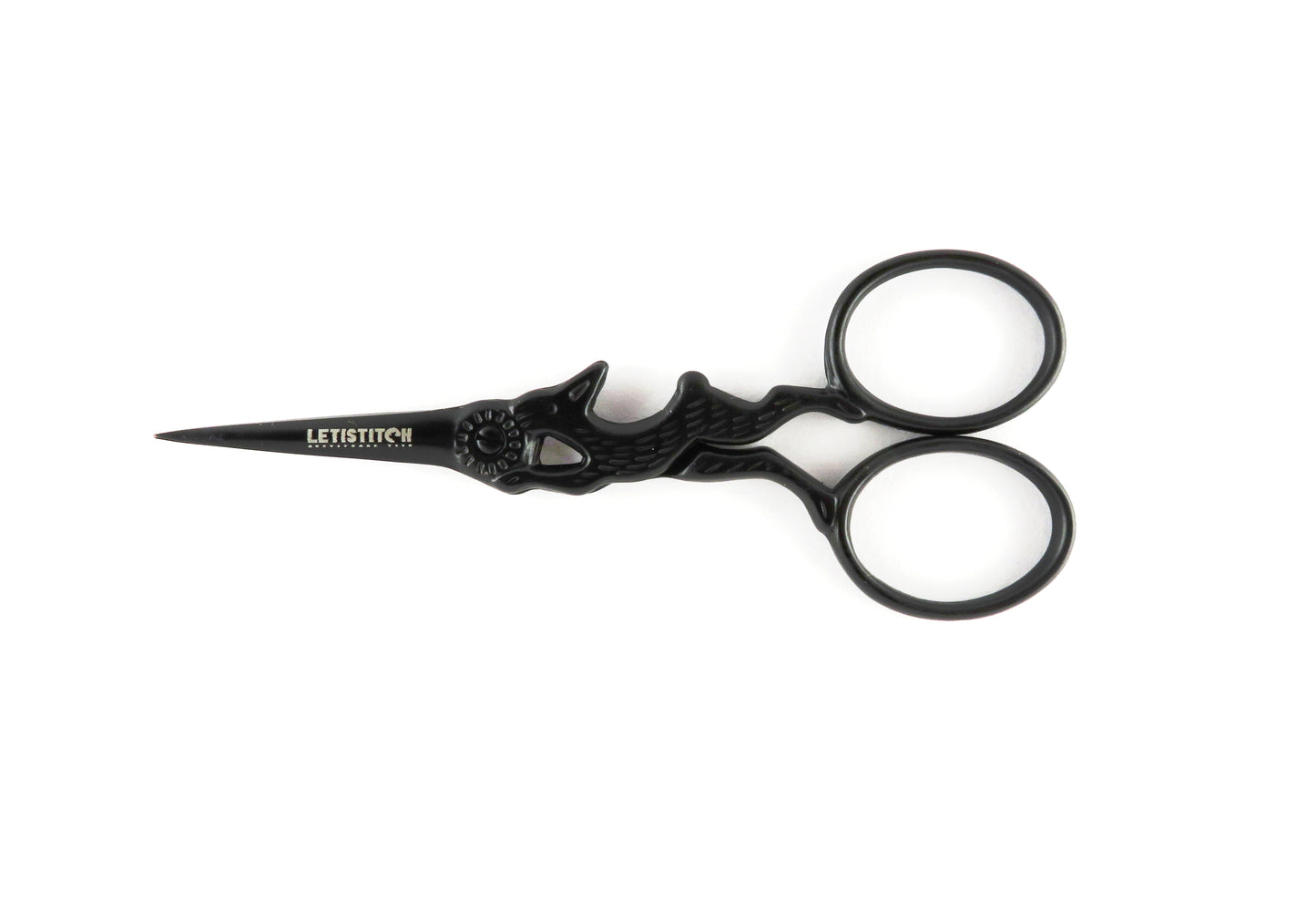 Letistitch Embroidery Scissors Rabbit "BLACK" 20035