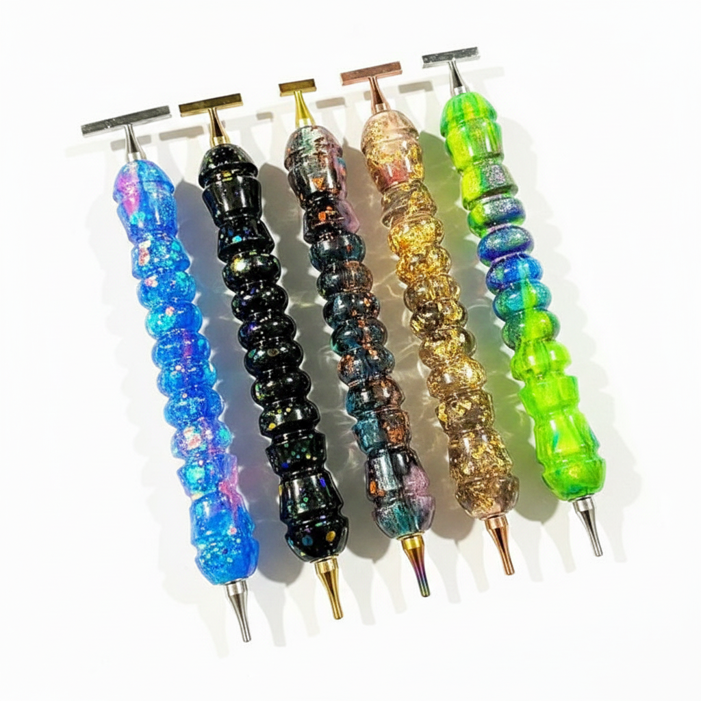Luxe Diamond Art Resin Pen & 1+6 Stainless Steel Nibs