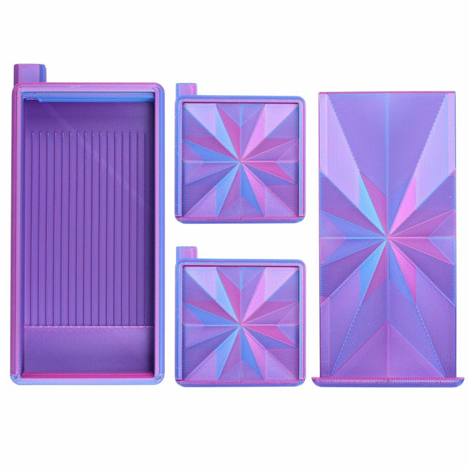 Galaxy Diamond Art Tray With Lid 3 pcs. Set