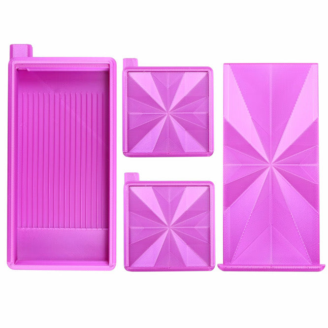 Galaxy Diamond Art Tray With Lid 3 pcs. Set