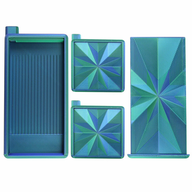Galaxy Diamond Art Tray With Lid 3 pcs. Set