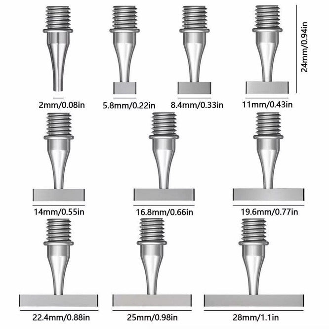 Stainless Steel Pen Nibs 10 pcs
