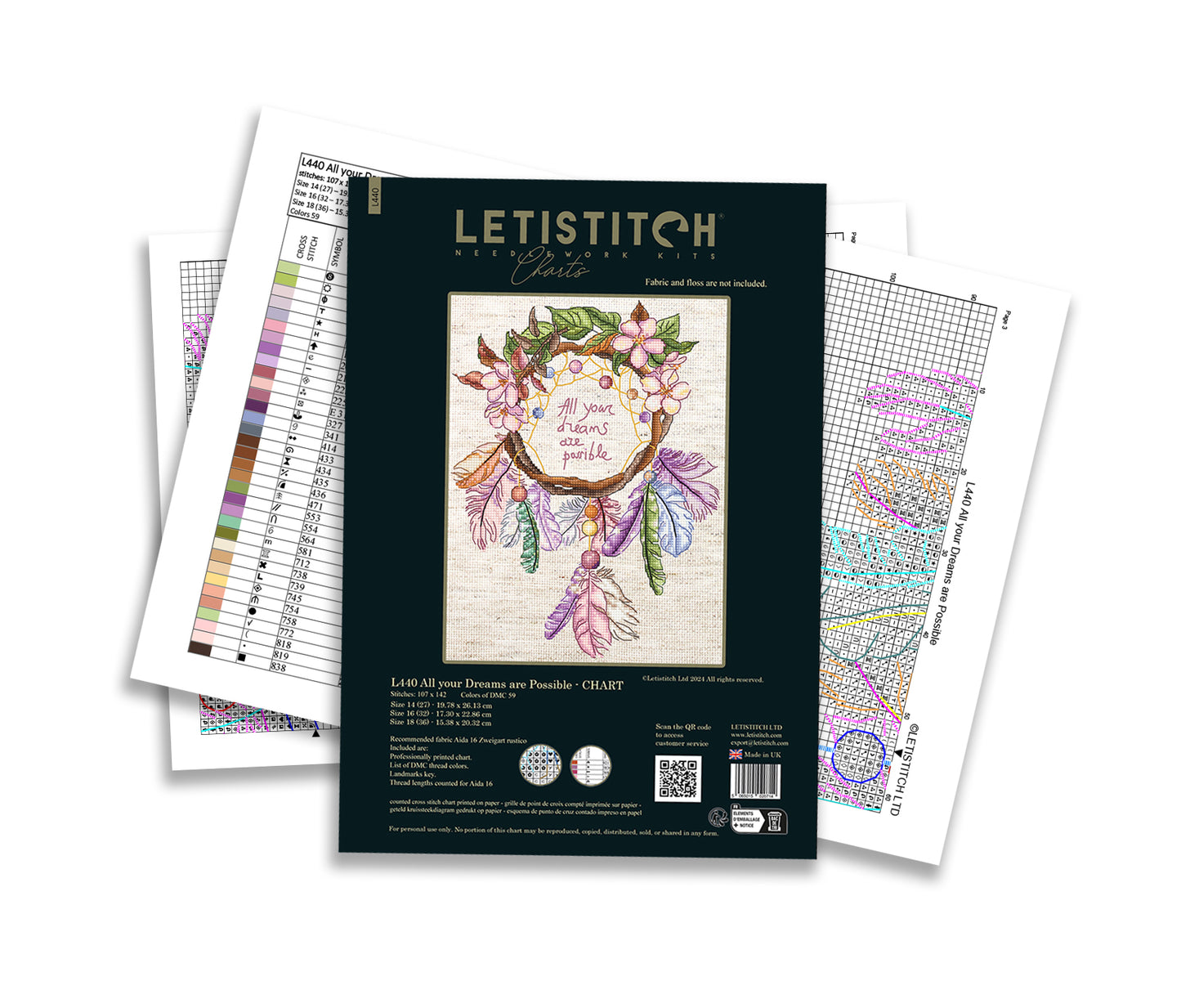 L440 All your Dreams are Possible - PRINTED CHART