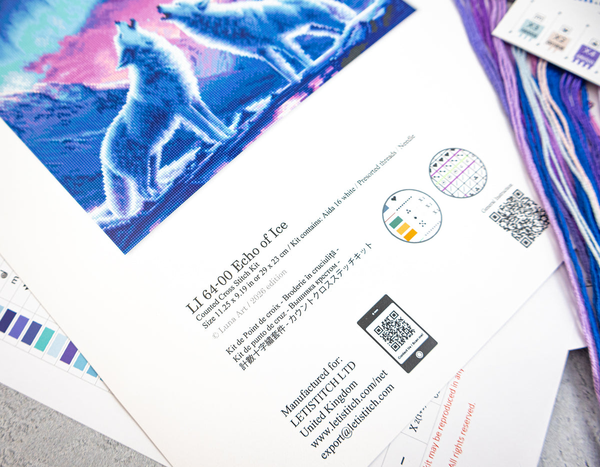 Product packaging with QR code and text on a textured surface