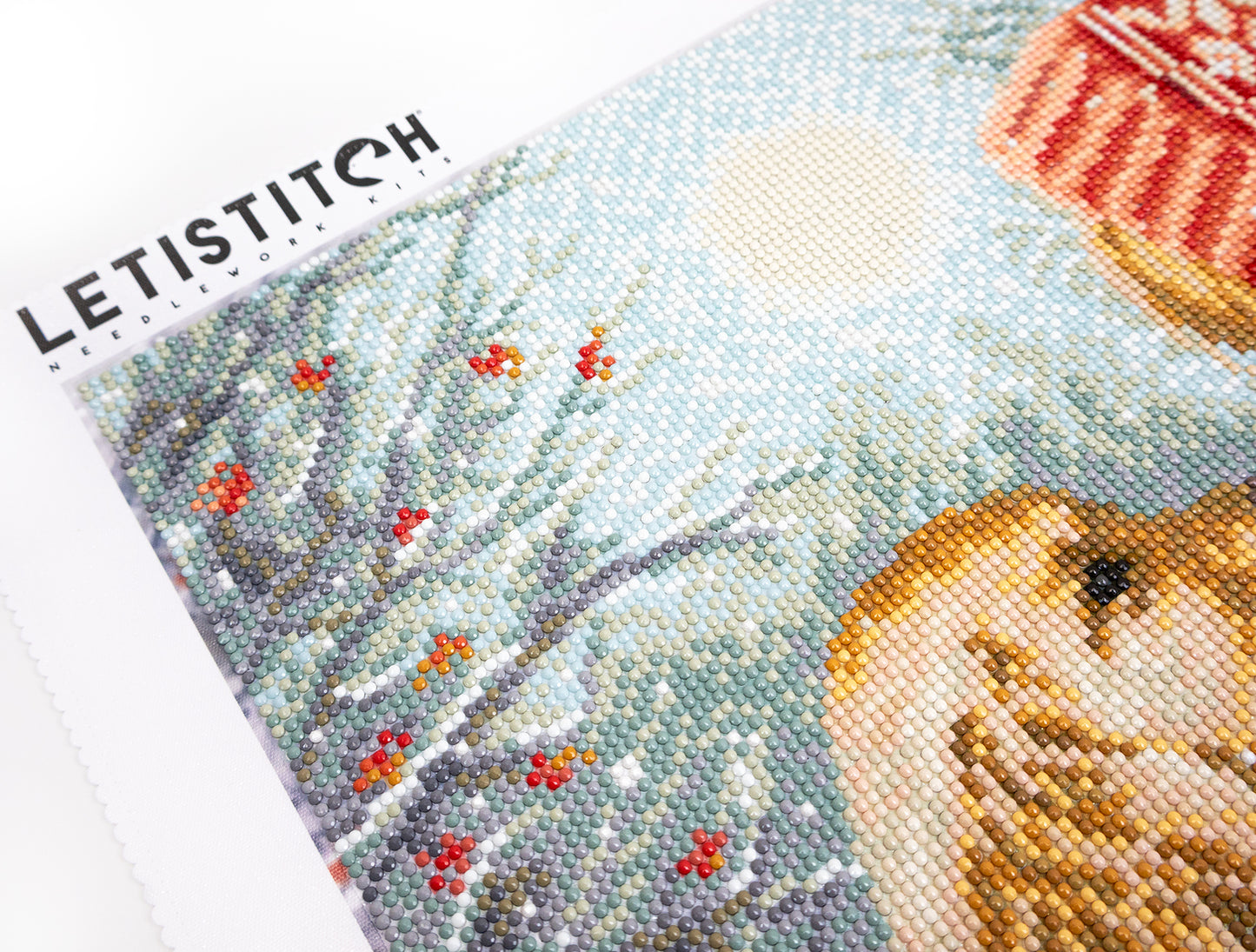 crystal art kit diamond painting with LETISTITCH LOGO