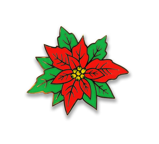 Letistitch SKU 14353 Poinsettia Chart Holder & Needle Minder