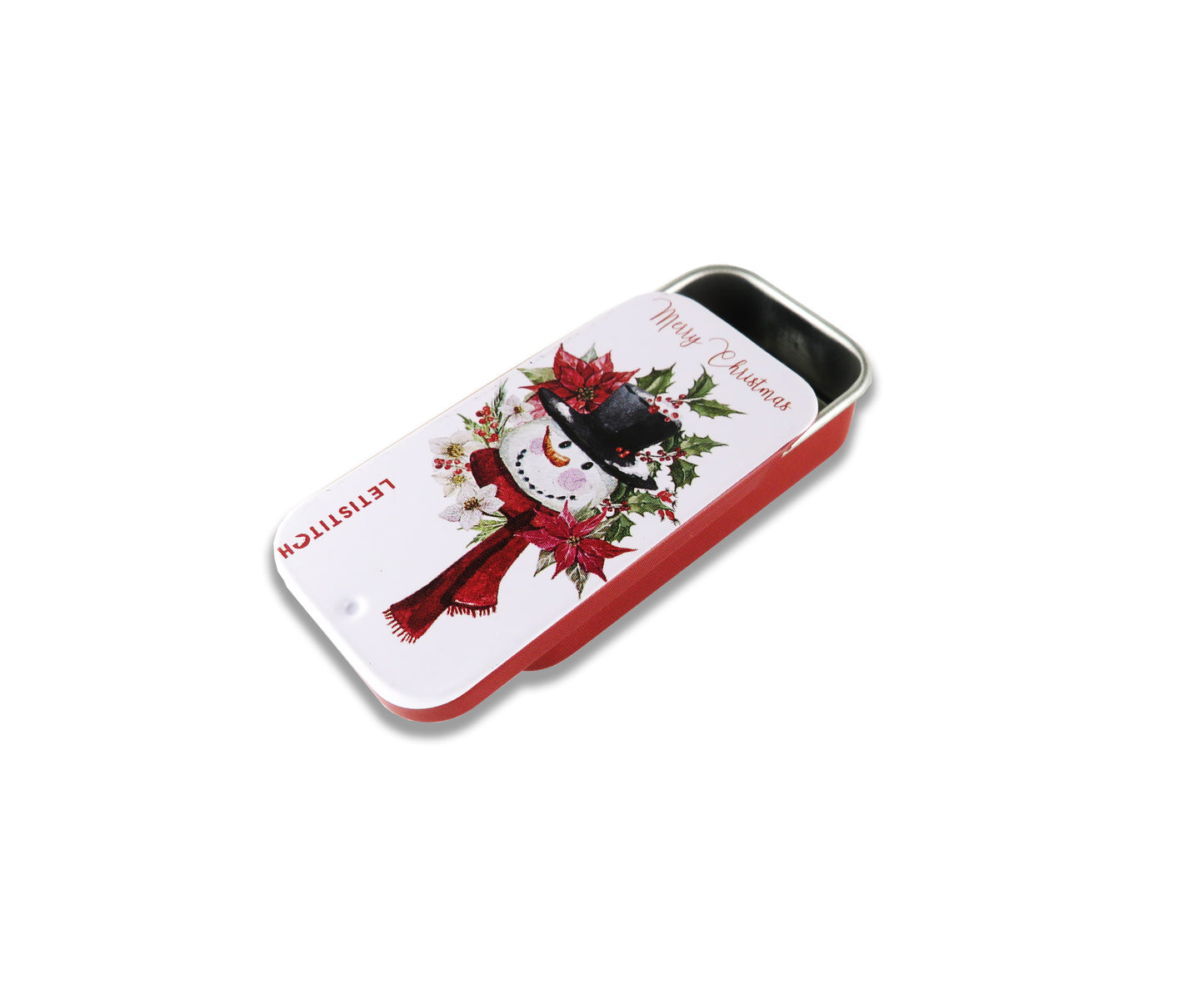 Letistitch "Merry Christmas" Tin Box 25630