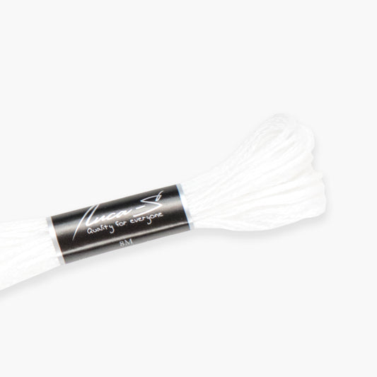 Stranded Cotton Luca-S - White/DMC blanc /Anchor 1