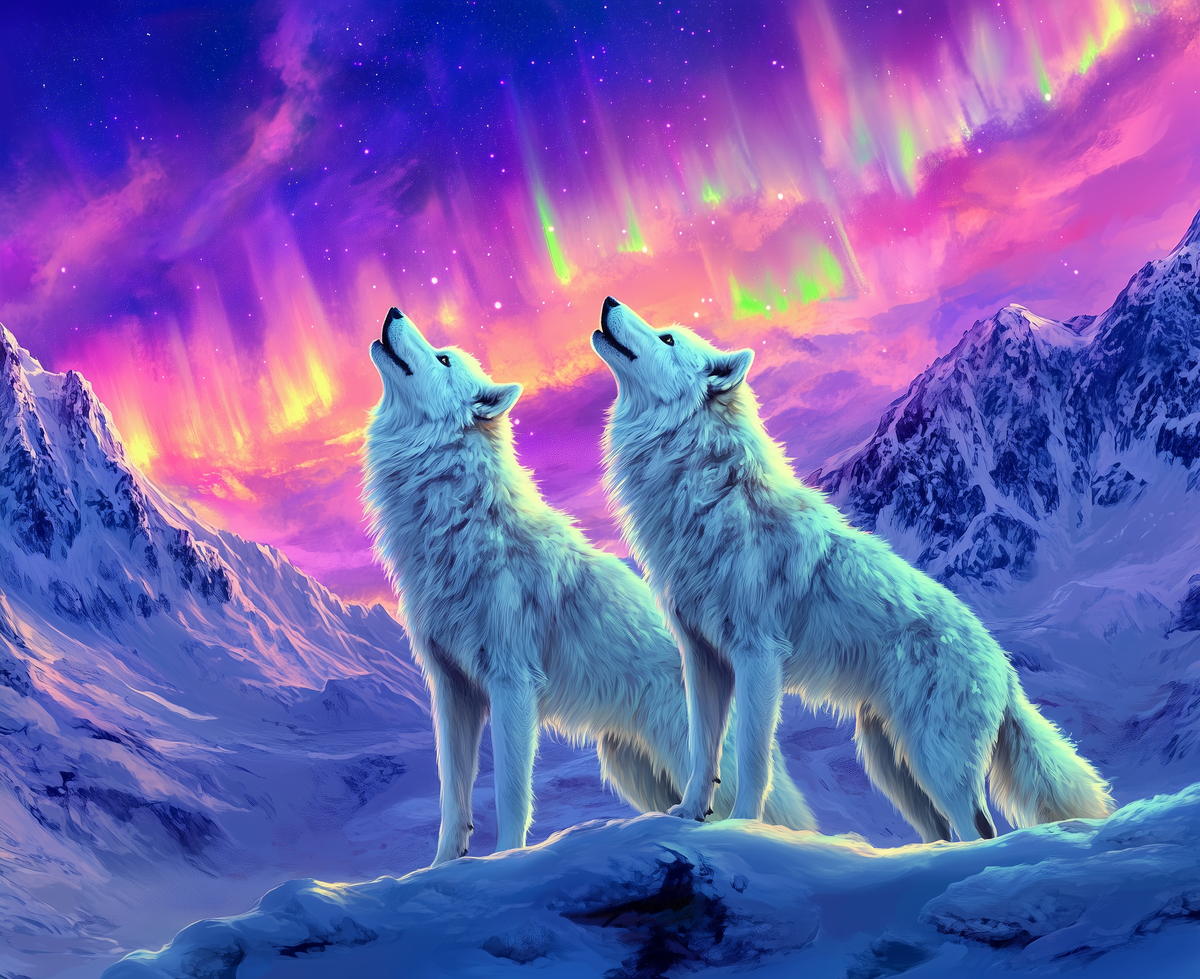 481-043 Echo of Ice – Framed Diamond Painting Kit (40 × 50 cm) – Limited Edition