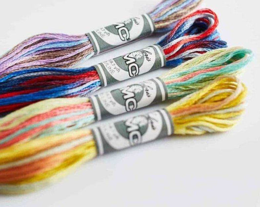 DMC Stranded Cotton color 3716-3866, DMC Embroidery Thread, 8 meter skeins Stranded Cotton