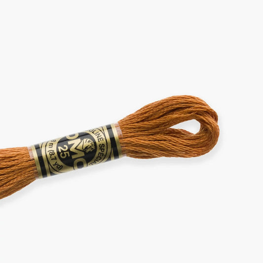 DMC Stranded Cotton color 3716-3866, DMC Embroidery Thread, 8 meter skeins Stranded Cotton