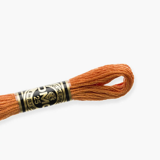 DMC Stranded Cotton color 3716-3866, DMC Embroidery Thread, 8 meter skeins Stranded Cotton