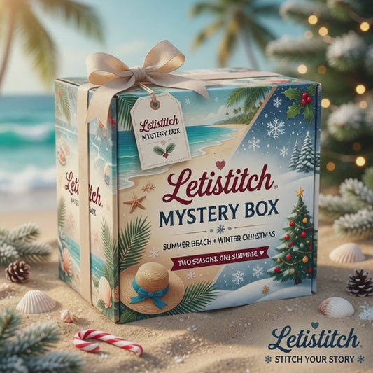 Mystery Box Nr. 11 - Seaside Noel Edition / Cross stitch Kits / One of a kind